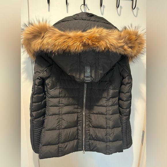 Black Rudsak Jacket with fur - Picture 4 of 6